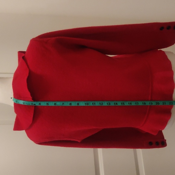 Jones of New York Womens Red Wool Jacket petite M - Picture 7 of 10